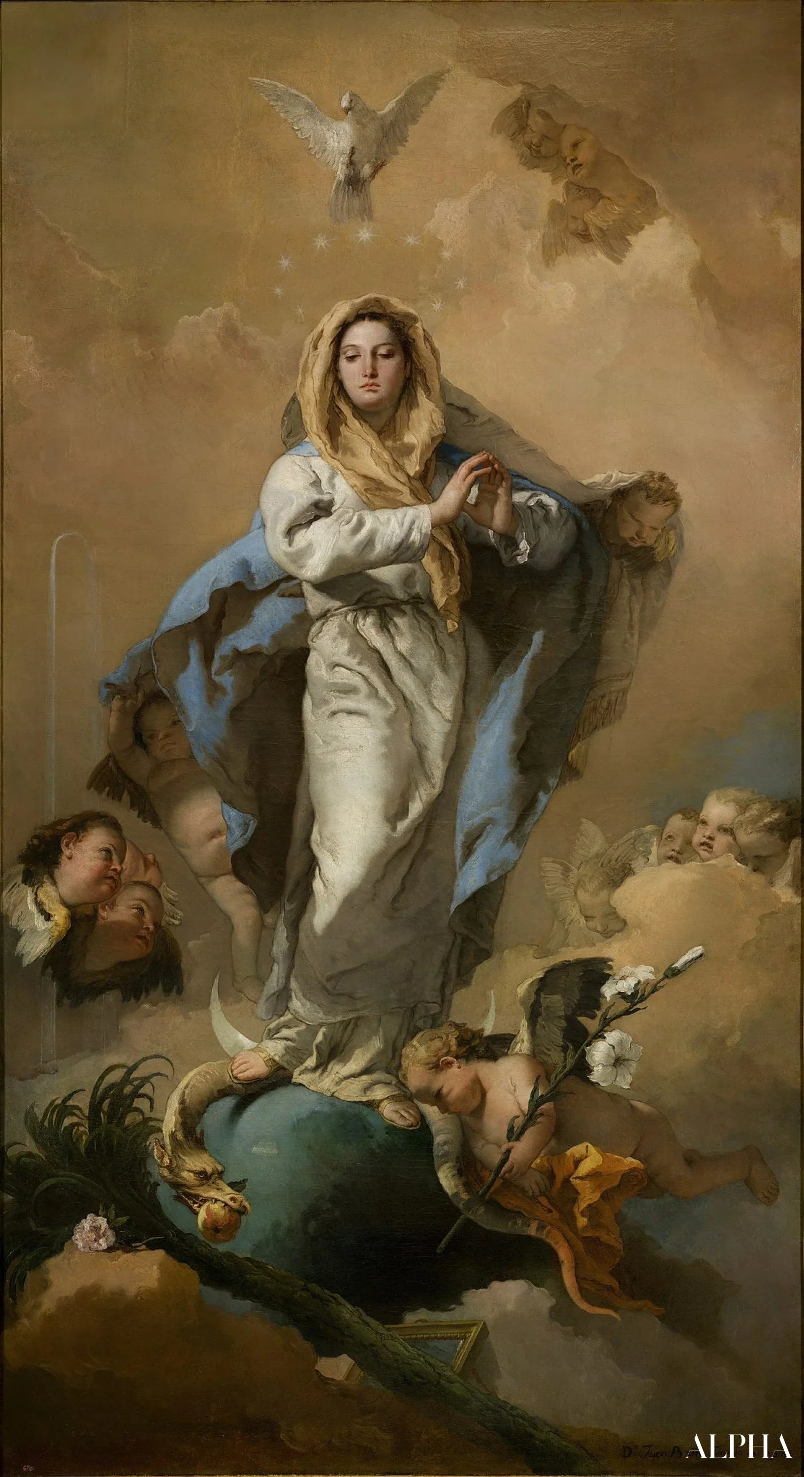 20 ภาพวาดชื่อดังของ Giambattista Tiepolo