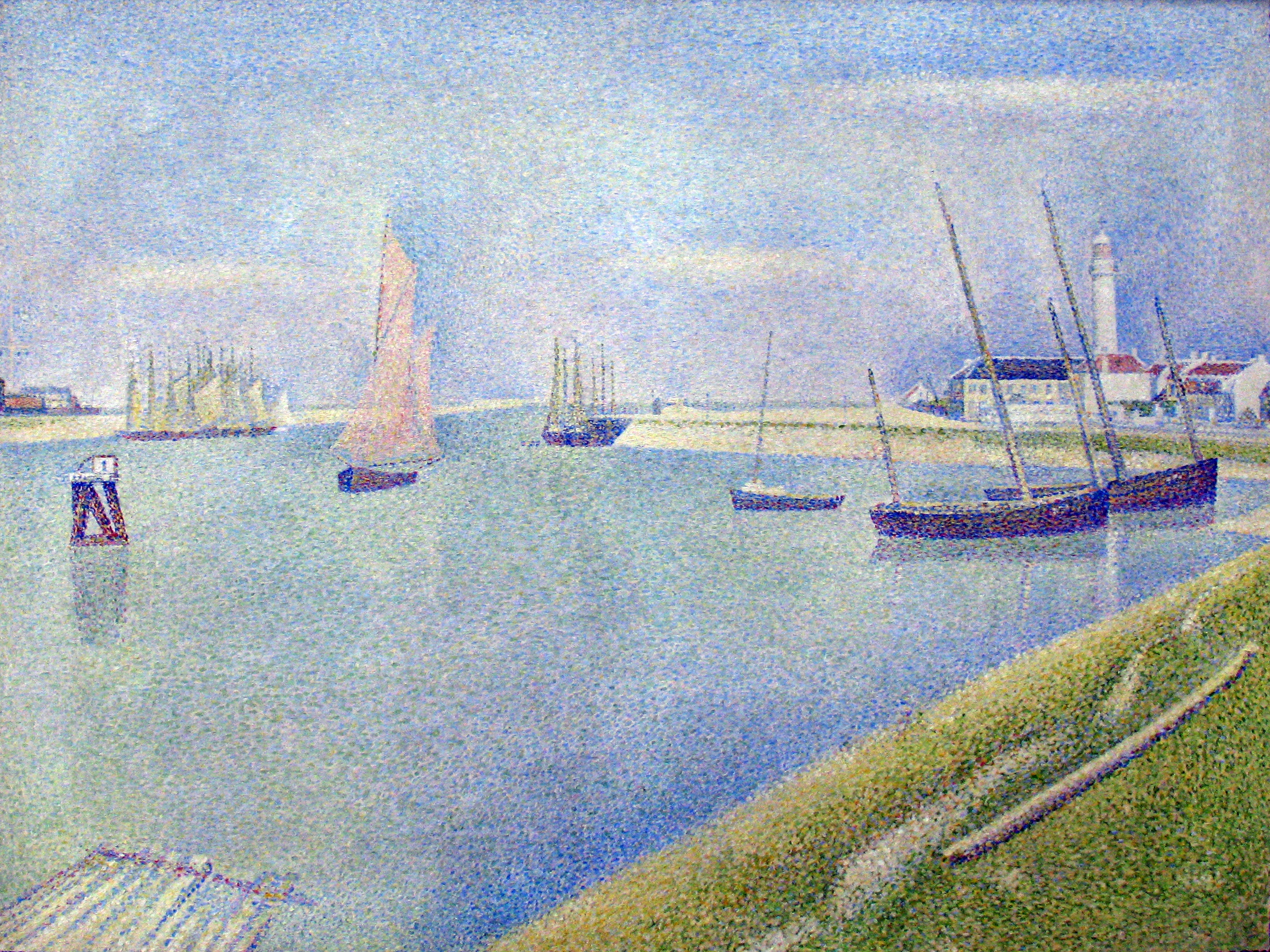 ช่องแคบของ Gravelines, มุ่งสู่ทะเล - Georges Seurat