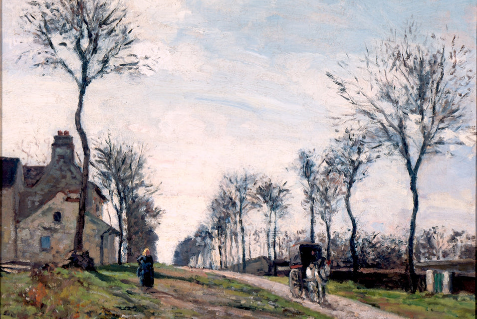 Reproduction du tableau « La route de Marly - Camille Pissarro » par Alpha Reproduction en peinture à l’huile