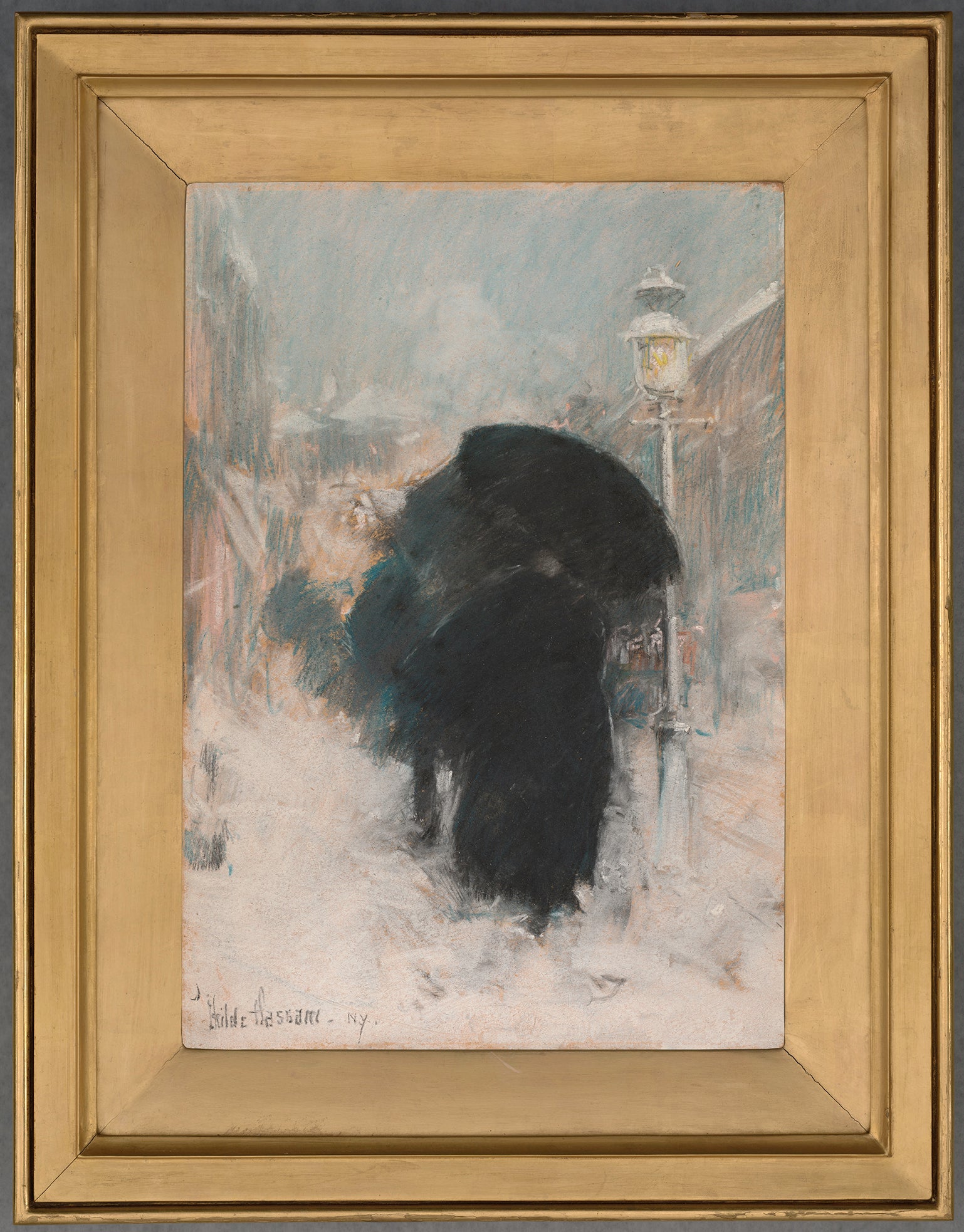 Un blizzard à New York - Childe Hassam