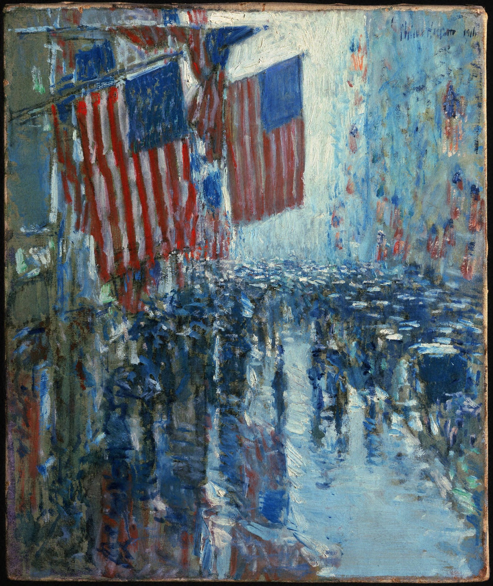 Jour de pluie, Cinquième Avenue - Childe Hassam