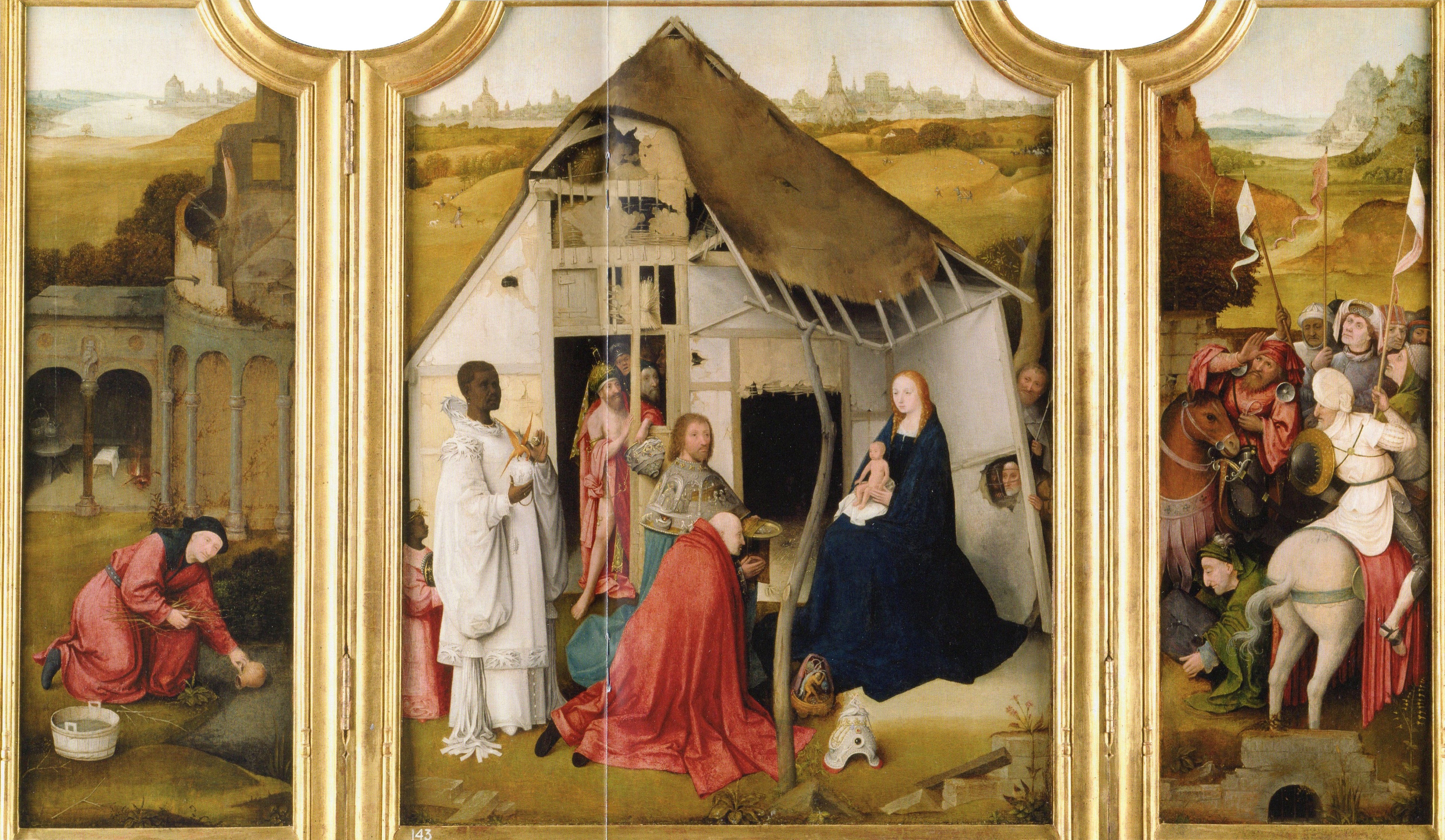 การบูชาของนักมายากล - Hieronymus Bosch