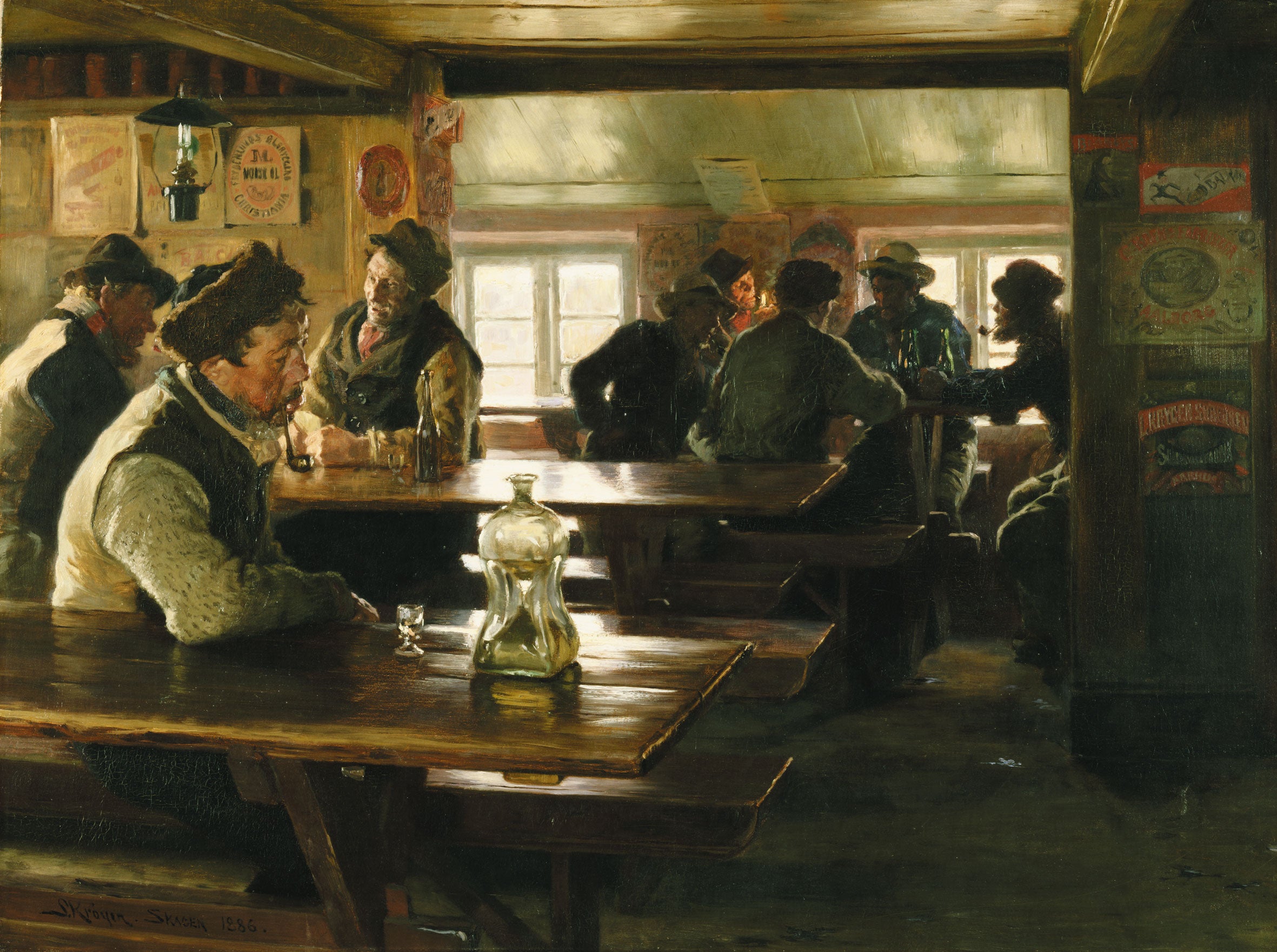 ภายในโรงเตี๊ยม - Peder Severin Krøyer