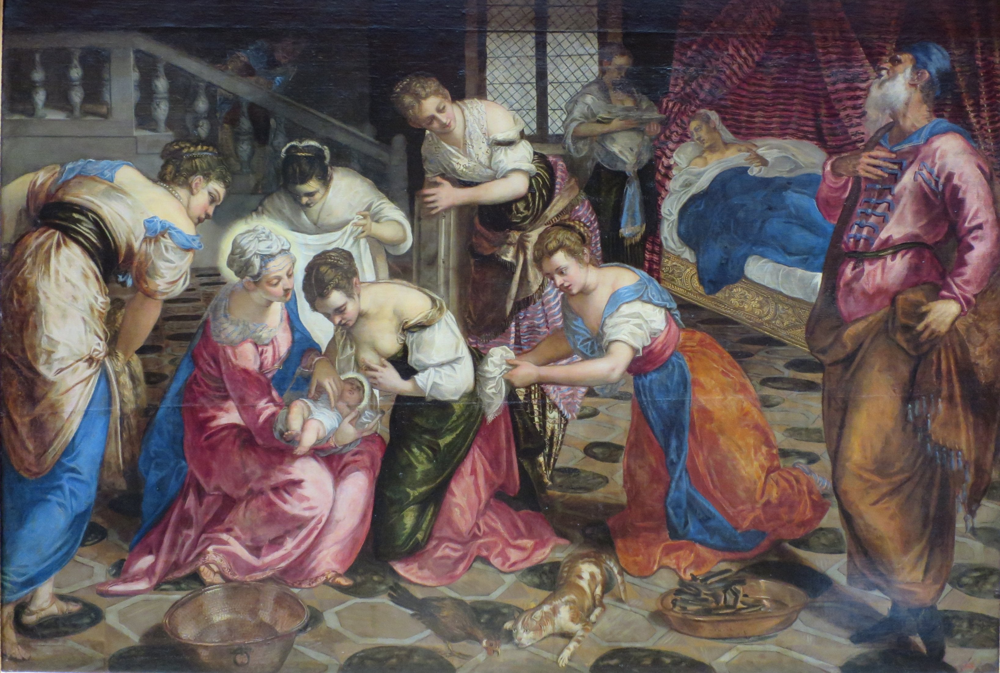 La Naissance de Jean Baptiste - Jacopo Tintoretto