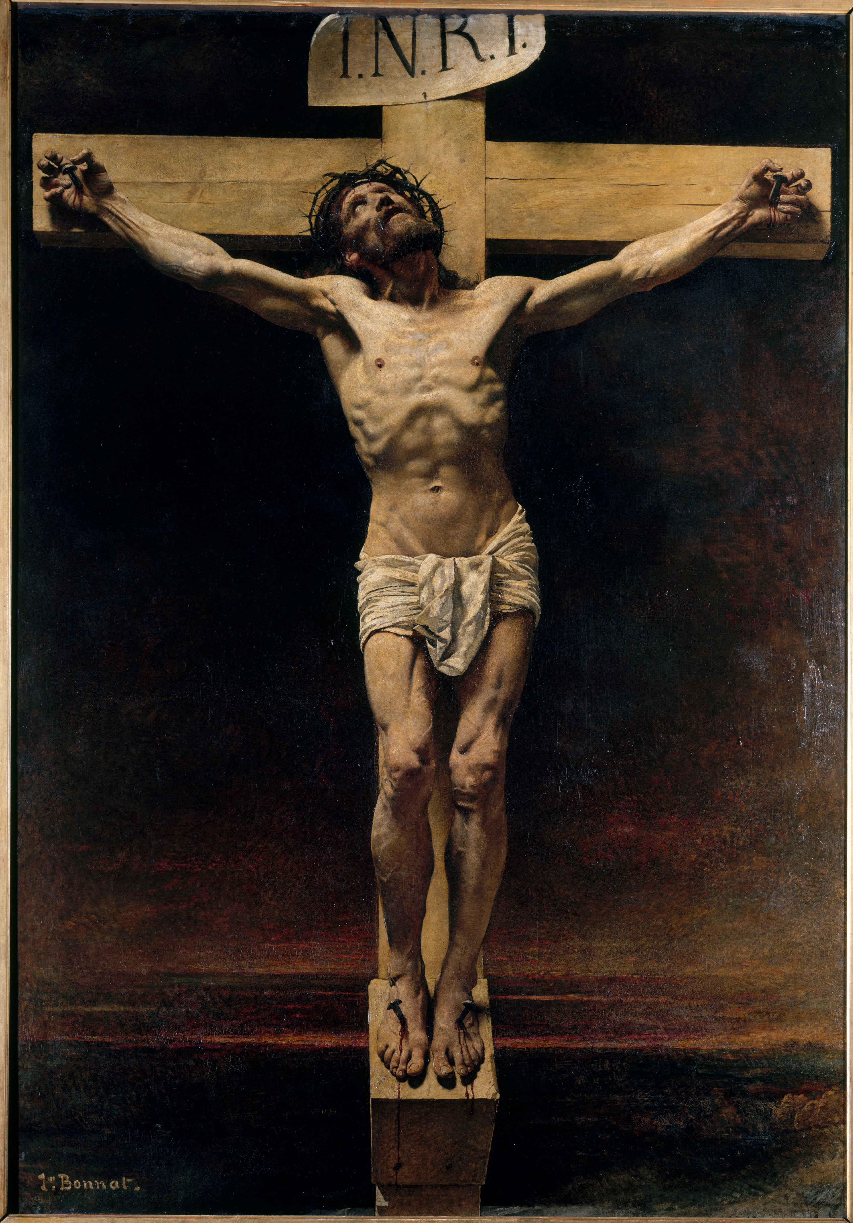 Le Christ en croix - Léon Bonnat