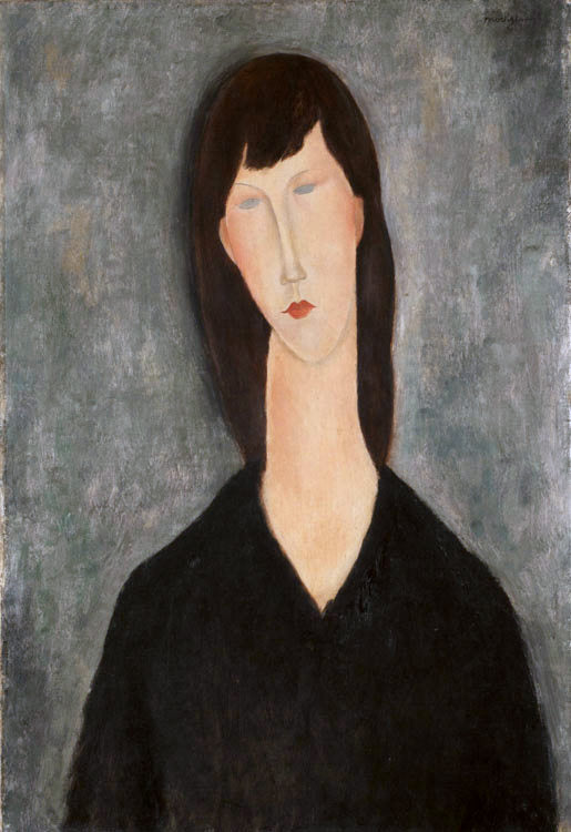 Reproduction du tableau « Buste de femme - Amedeo Modigliani » par Alpha Reproduction en peinture à l’huile