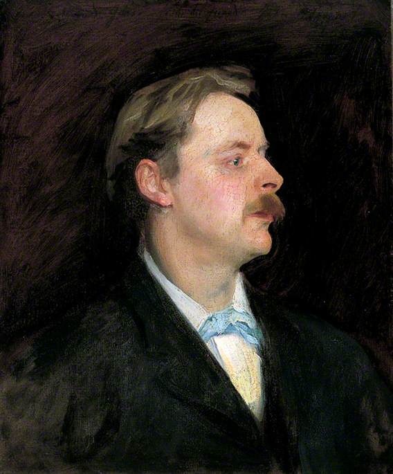 Reproduction du tableau « Edmund Gosse (1849–1928) - John Singer Sargent » par Alpha Reproduction en peinture à l’huile