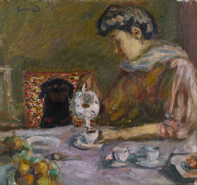Reproduction du tableau « Le café - Pierre Bonnard » par Alpha Reproduction en peinture à l’huile