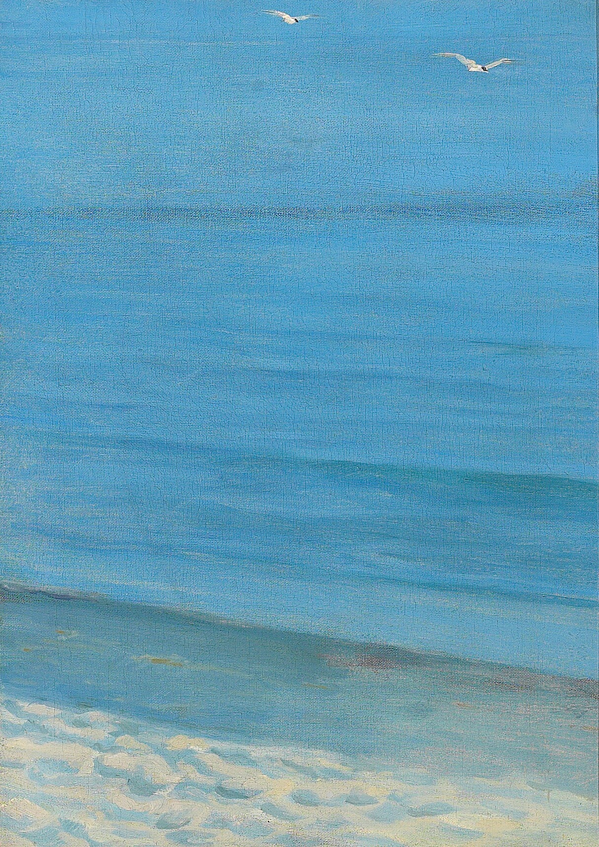 การศึกษาเกี่ยวกับชายหาด - Peder Severin Krøyer