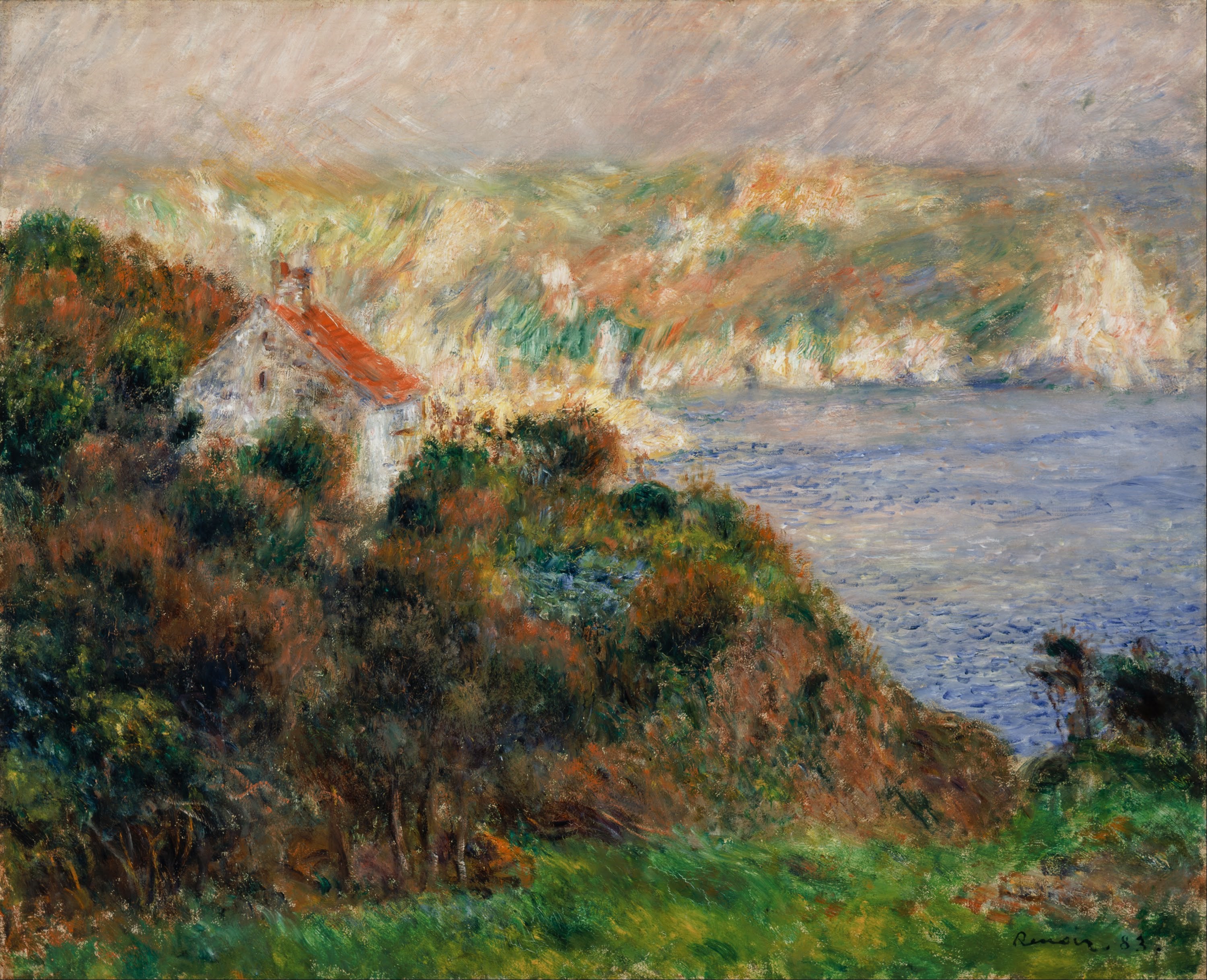 Reproduction du tableau « Brouillard à Guernesey - Pierre-Auguste Renoir » par Alpha Reproduction en peinture à l’huile