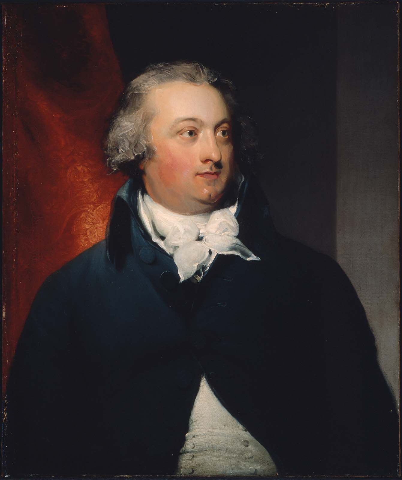 Portrait d'un homme en manteau bleu - Thomas Lawrence