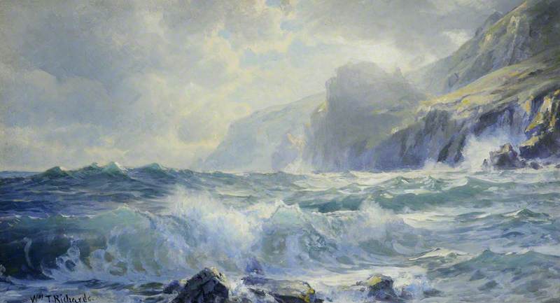 À Icart Point, Guernesey - William Trost Richards