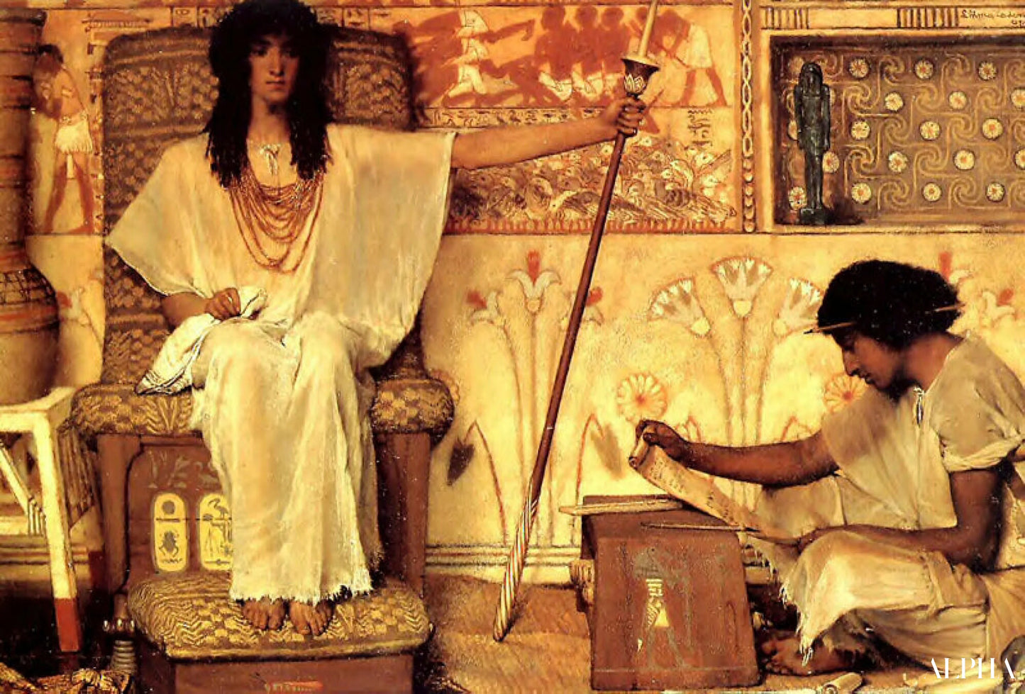 Joseph superviseur des greniers du pharaon - Lawrence Alma-Tadema Reproductions de tableaux à la peinture à l’huile