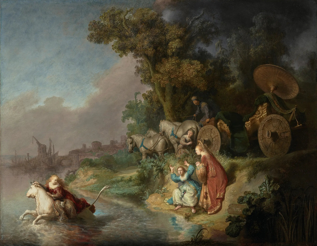 Rembrandt, L’Enlèvement d’Europe, 1632, Getty Museum