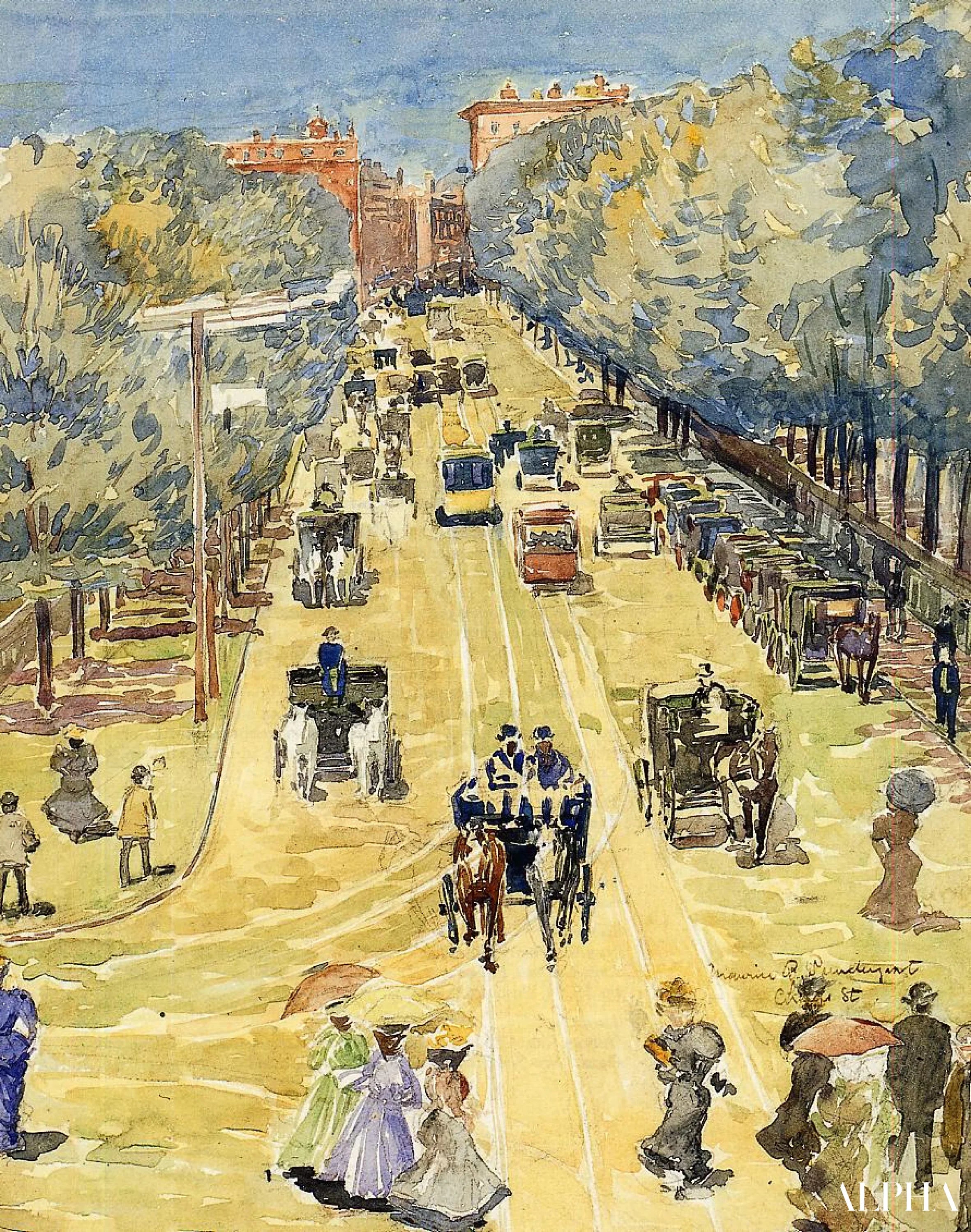 20 ภาพวาดชื่อดังของ Maurice Prendergast
