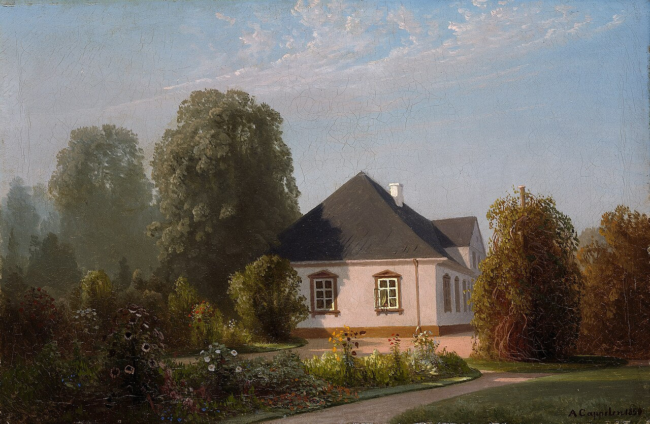 Paysage de Holden, August Cappelen, 1850, peinture à l’huile