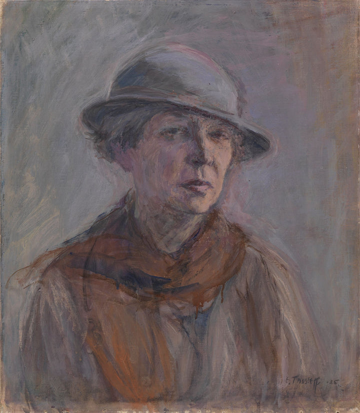 Autoportrait au chapeau - Ellen Thesleff