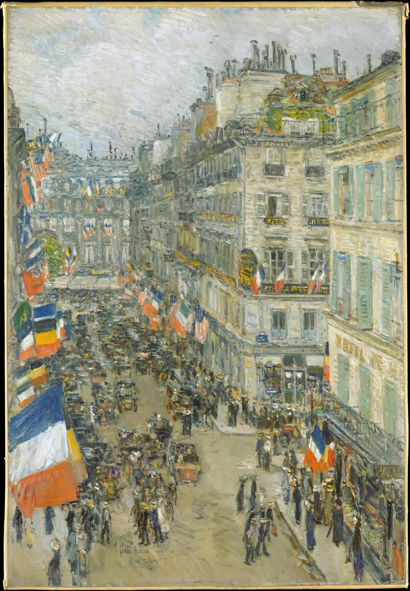 14 กรกฎาคม, ถนนดาวนู, 1910 - ชายด์ ฮัสแอม