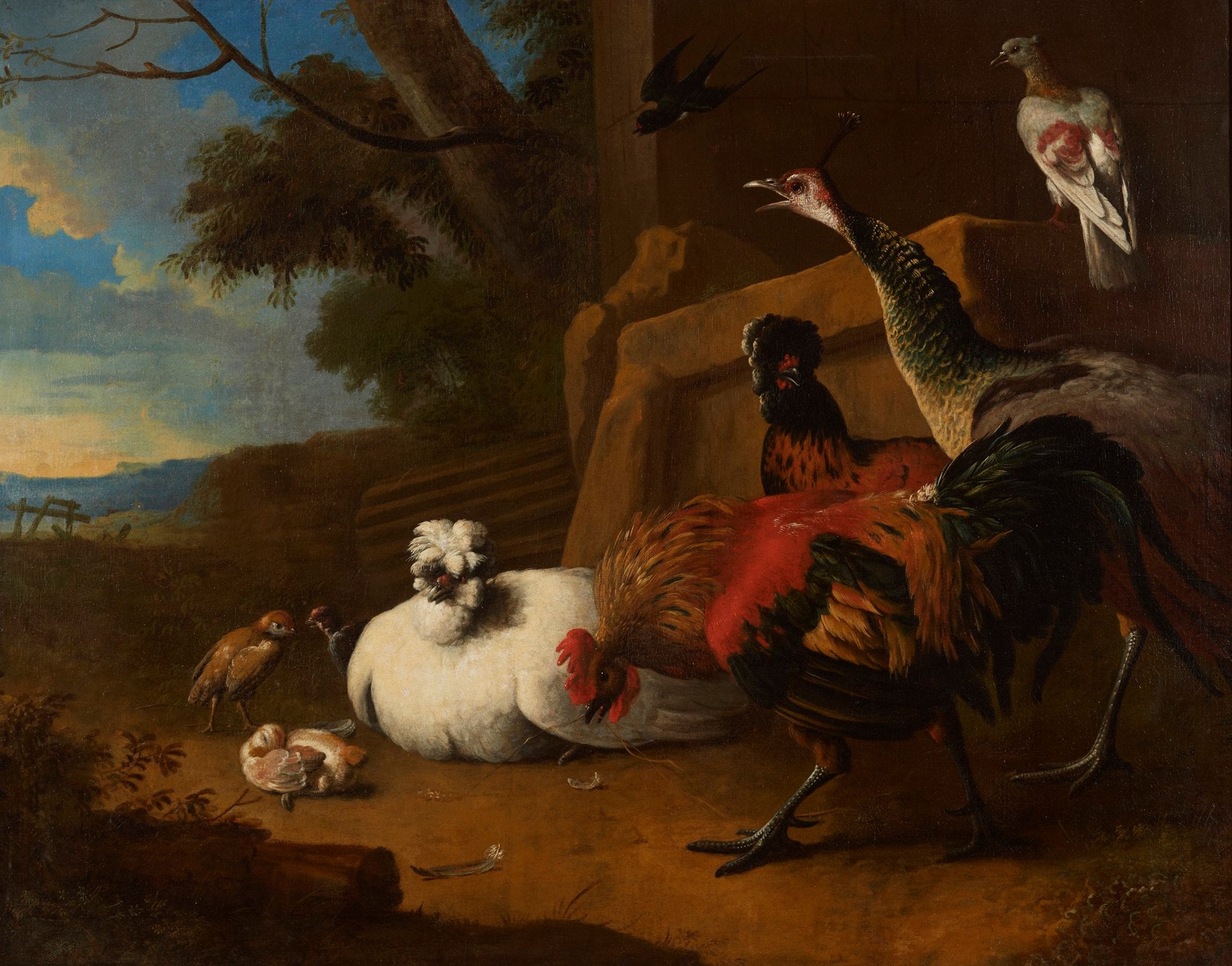 La basse-cour - Melchior de Hondecoeter