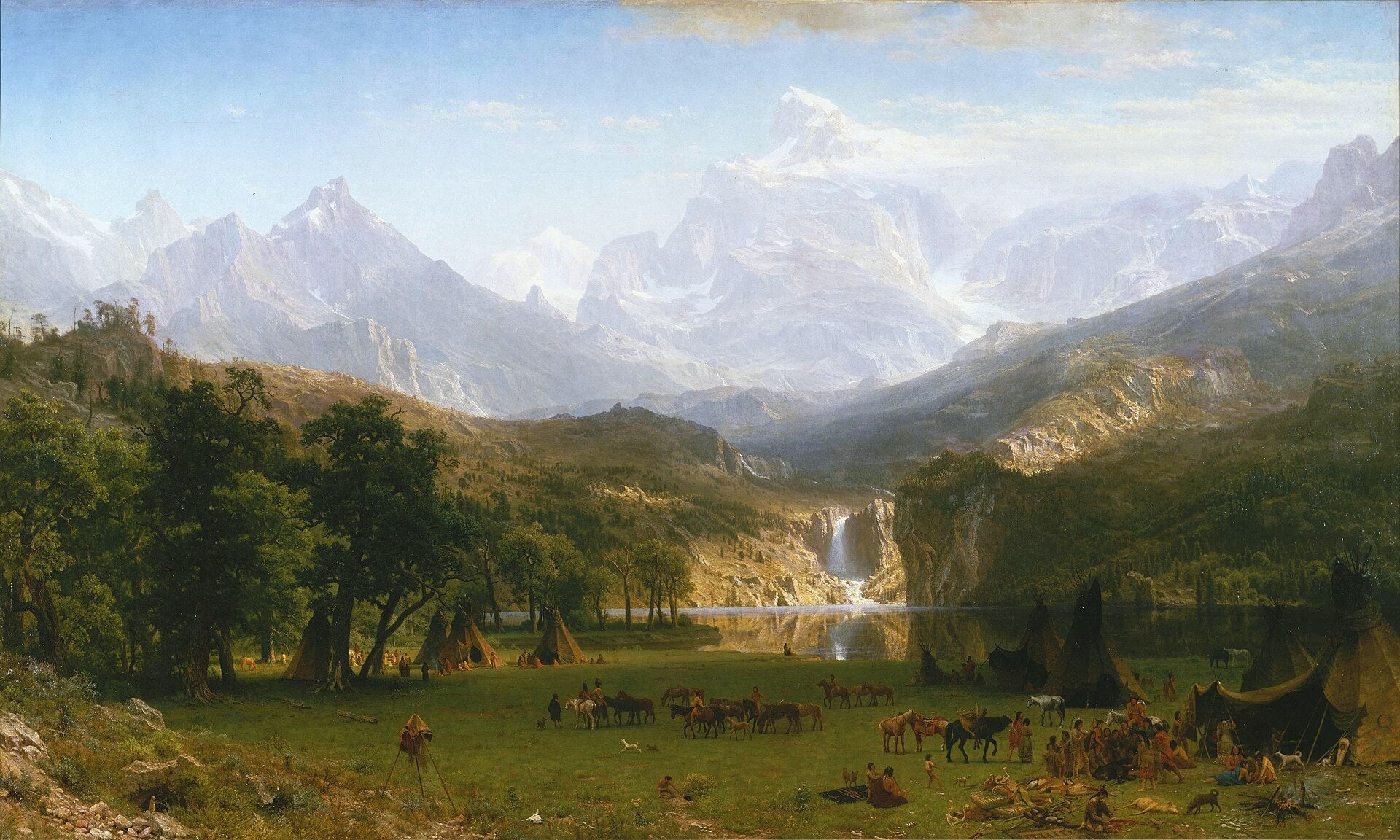 The Rocky Mountains, Lander’s Peak - Albert Bierstadt