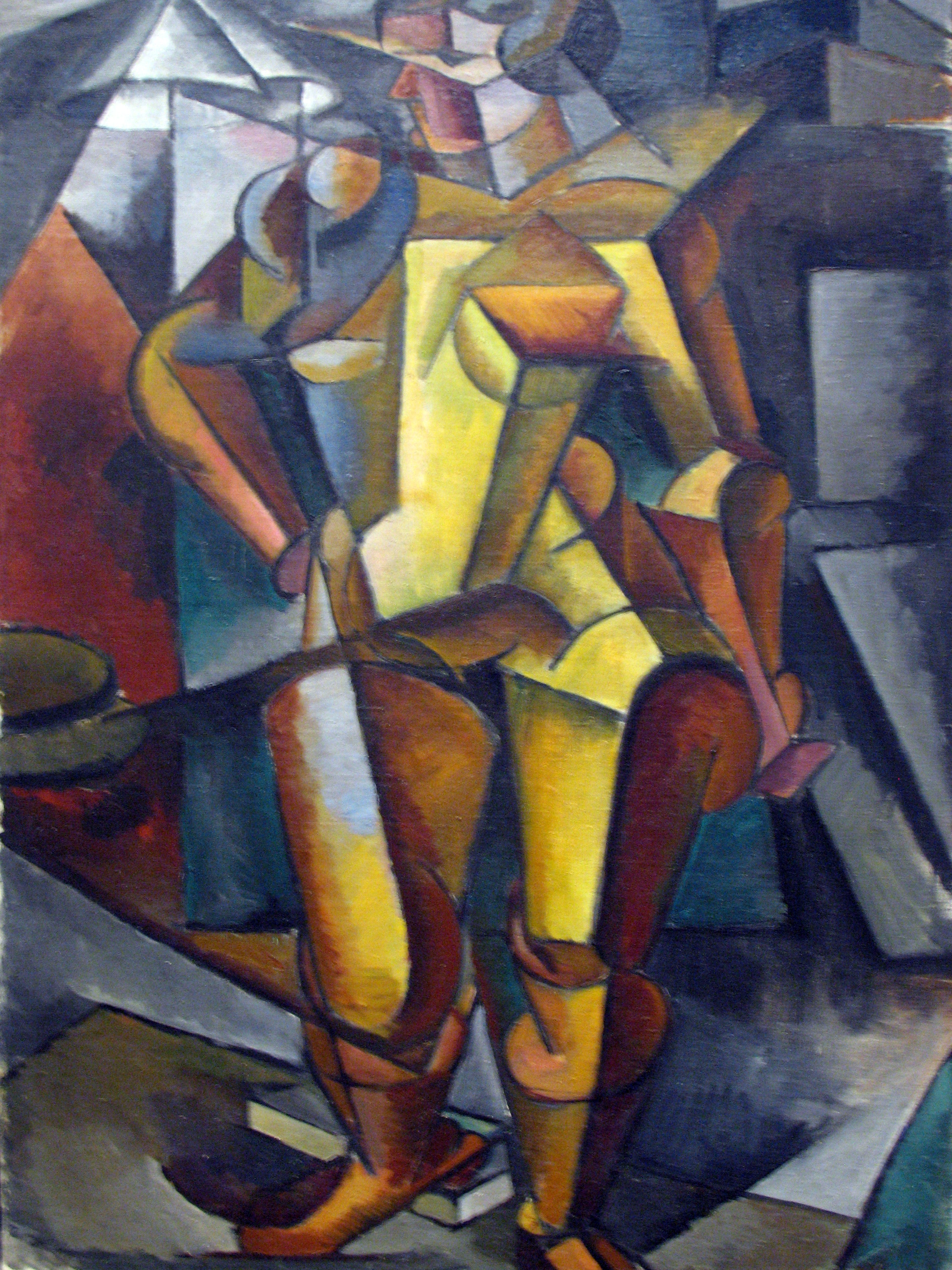 Le modèle. Figure debout. - Lioubov Popova