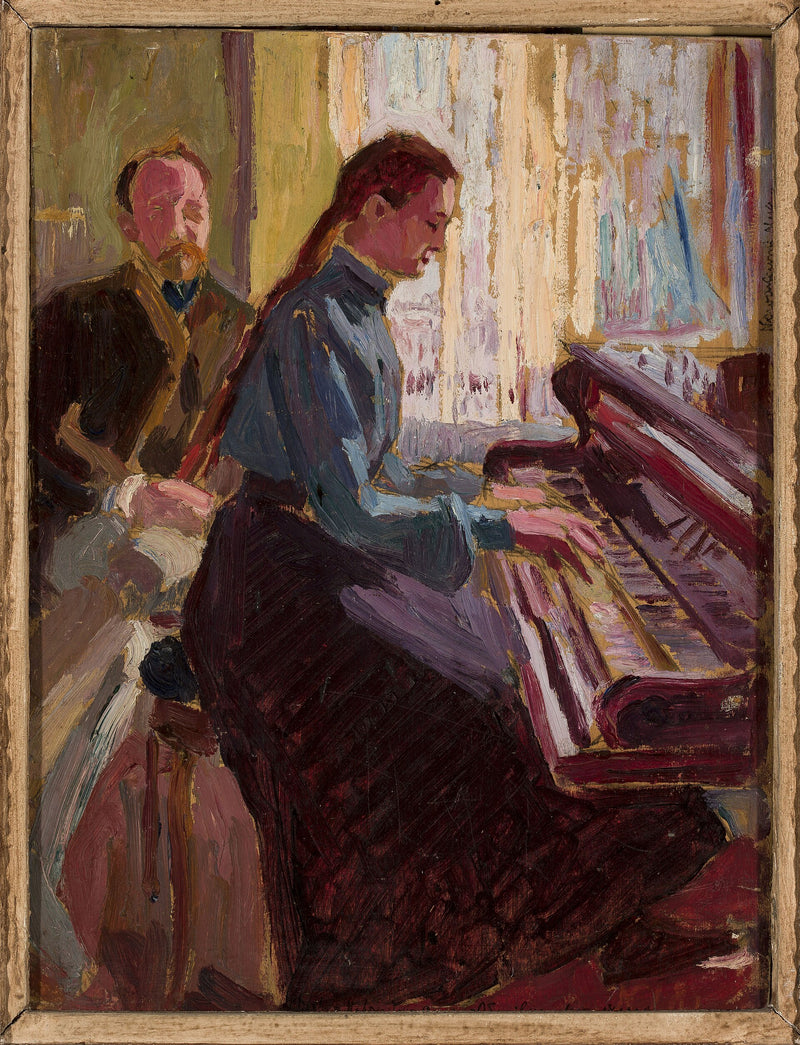 Au piano - Oleksa Novakivsky