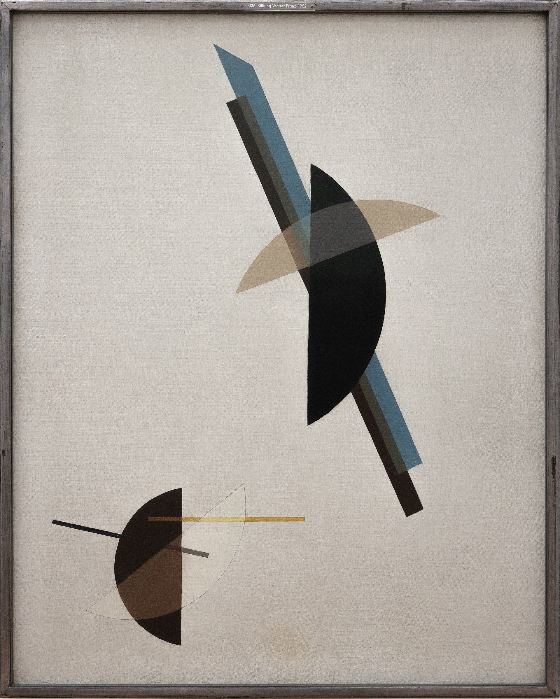Sur fond blanc, László Moholy-Nagy, 1923