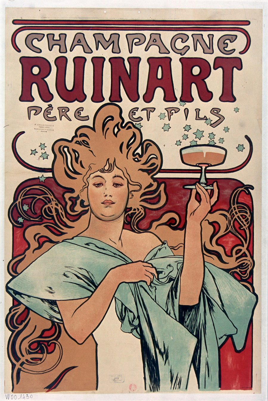 Champagne Ruinart - Alphonse Mucha