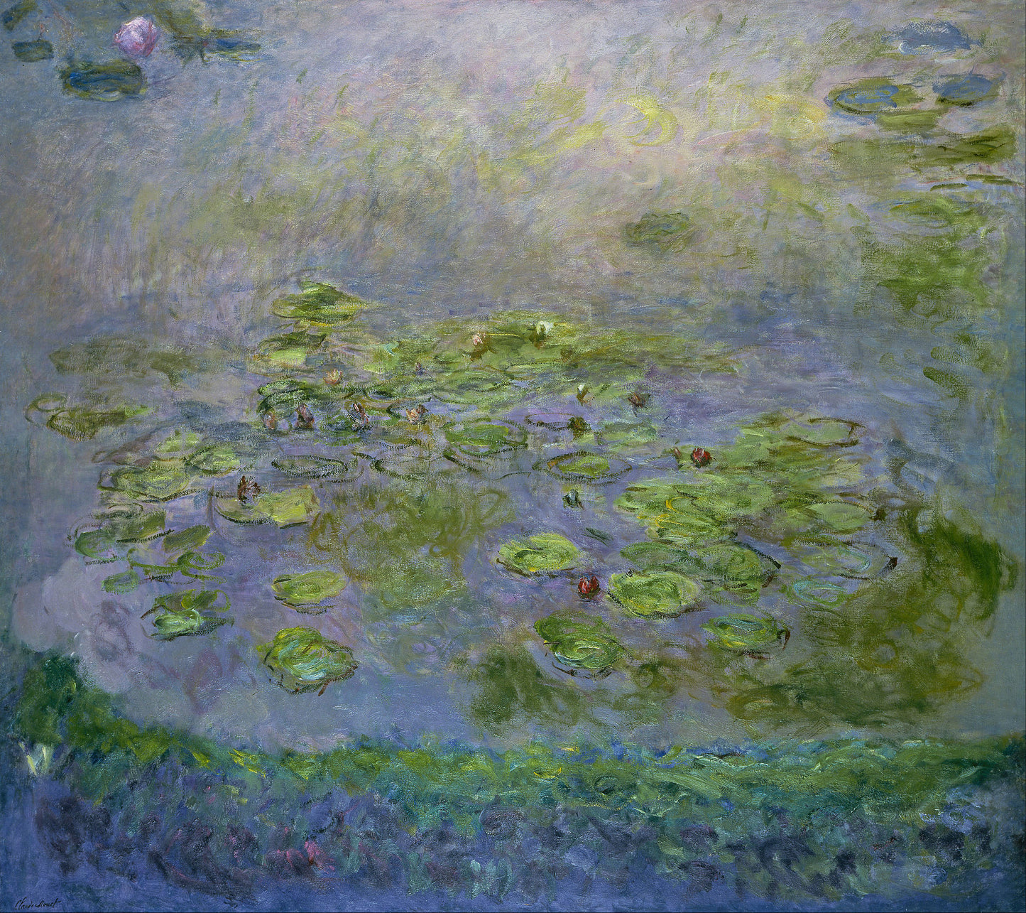 Nymphéas – Claude Monet (ประมาณปี 1917)