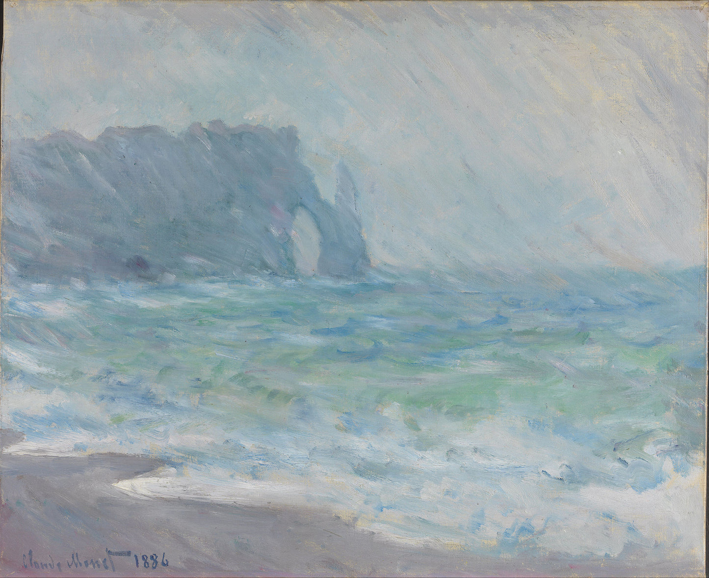 🌧️ ฝนที่เอเตรต – Claude Monet (1886)
