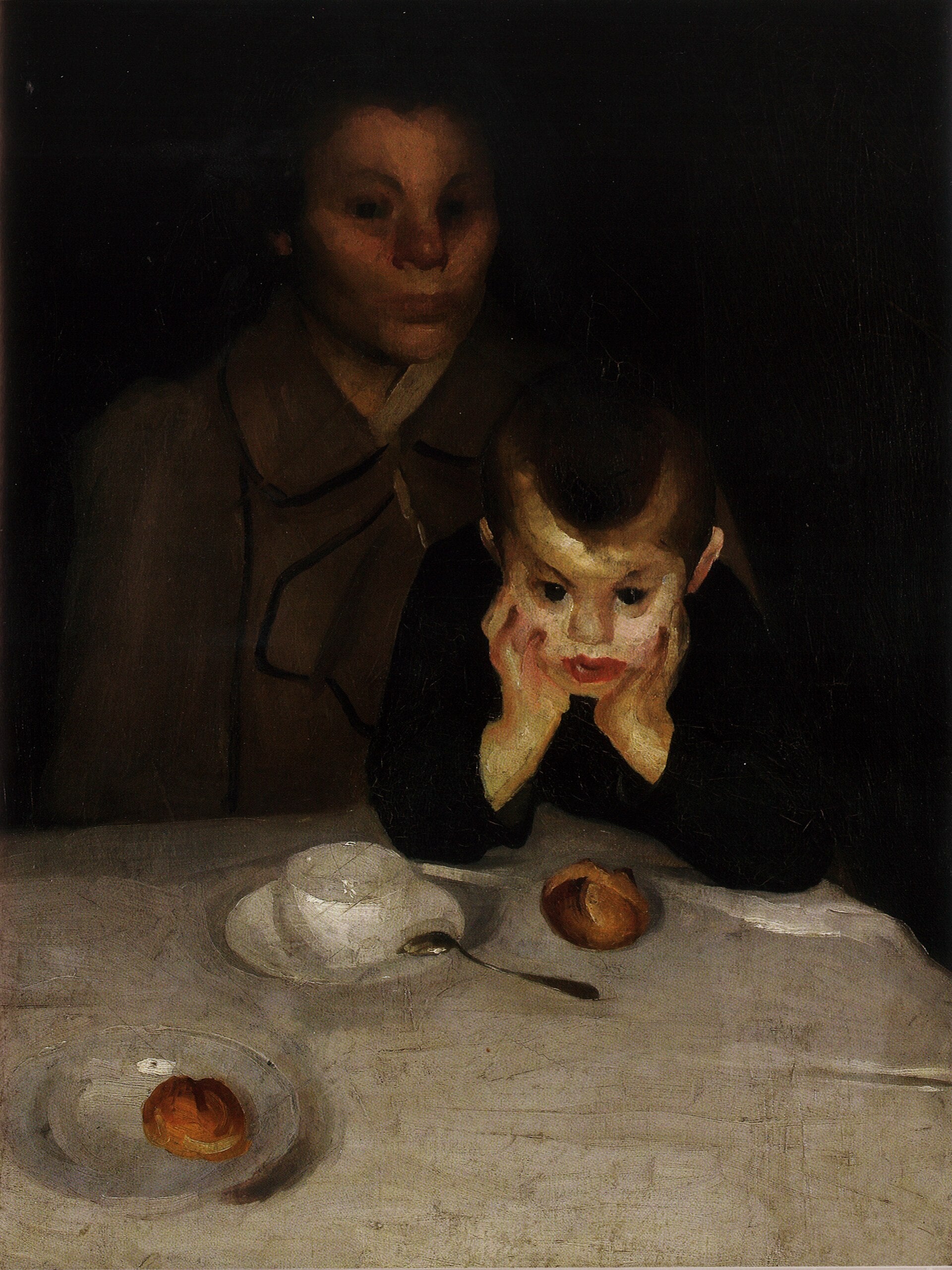 Mère et enfant, Josip Račić, 1908, huile sur toile