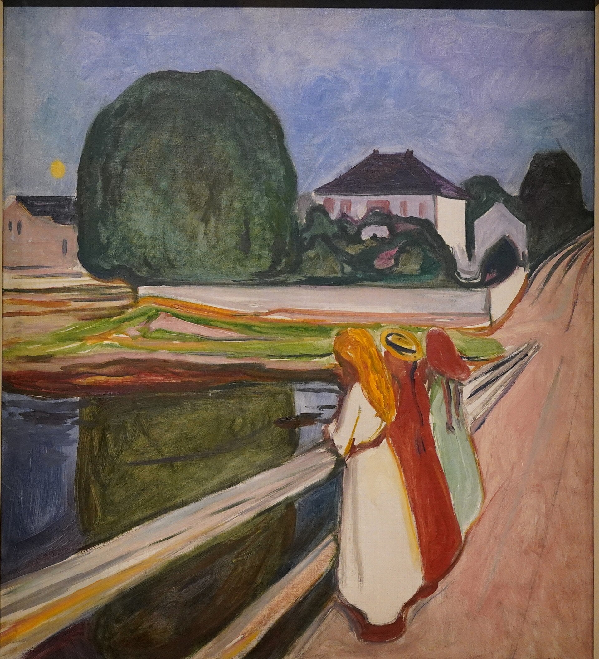 Les Filles sur le pont, Edvard Munch, 1901, peinture à l’huile
