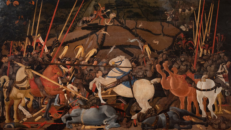 La Bataille de San Romano, Niccolò da Tolentino - Paolo Uccello