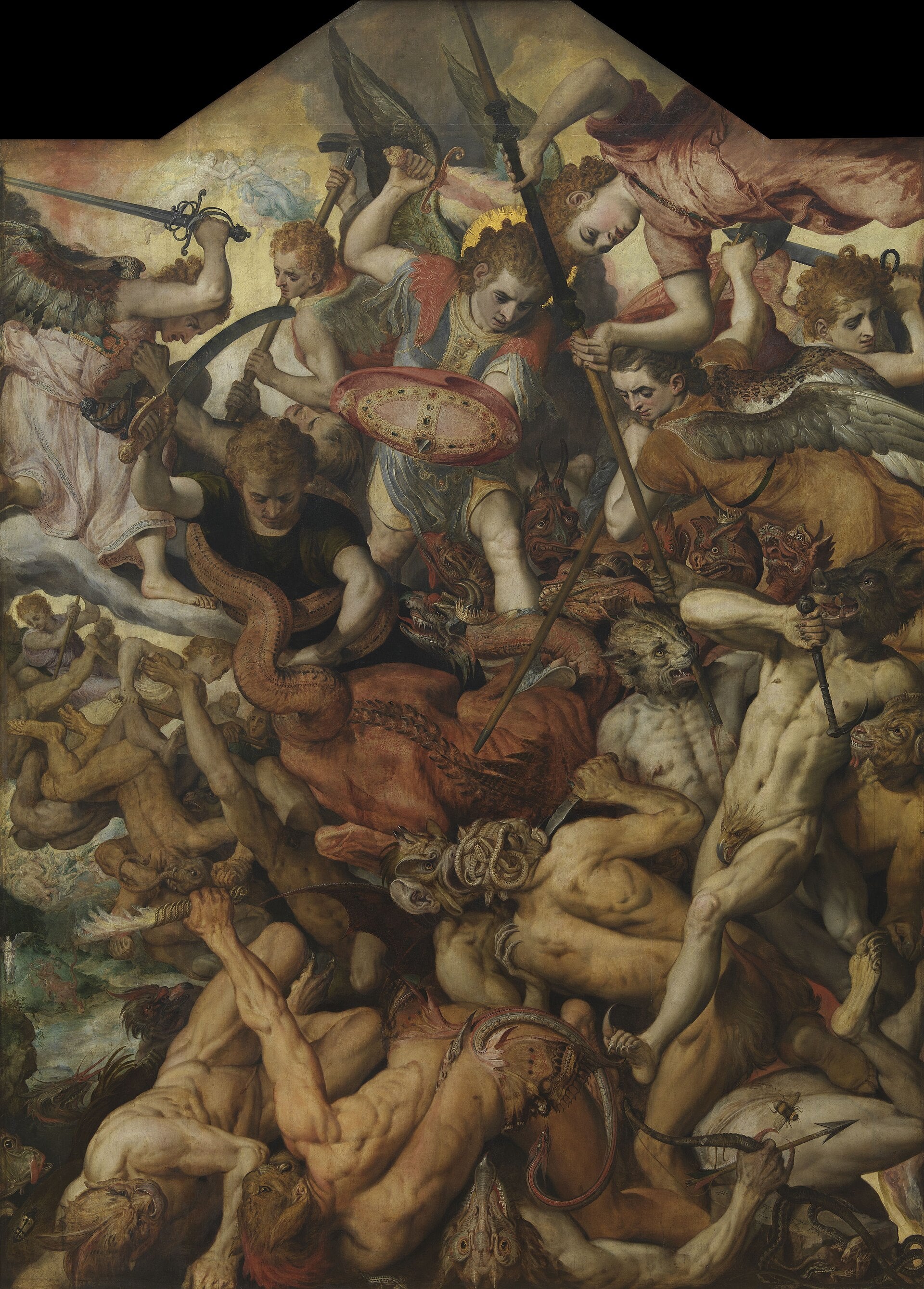 La Chute des anges rebelles - Frans Floris