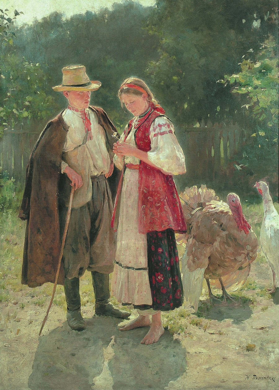 Idylle, Mykola Pymonenko, 1908
