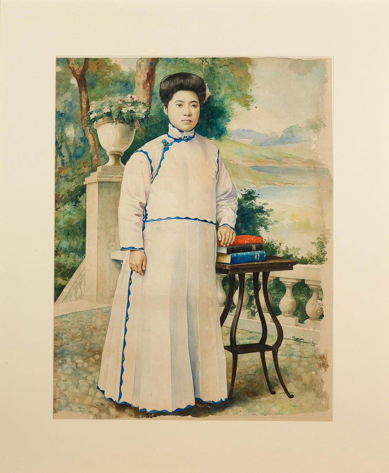 Portrait de l’épouse de Kang Youwei - Xu Beihong
