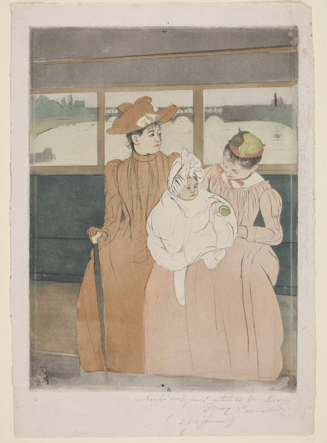 Dans l omnibus - Mary Cassatt