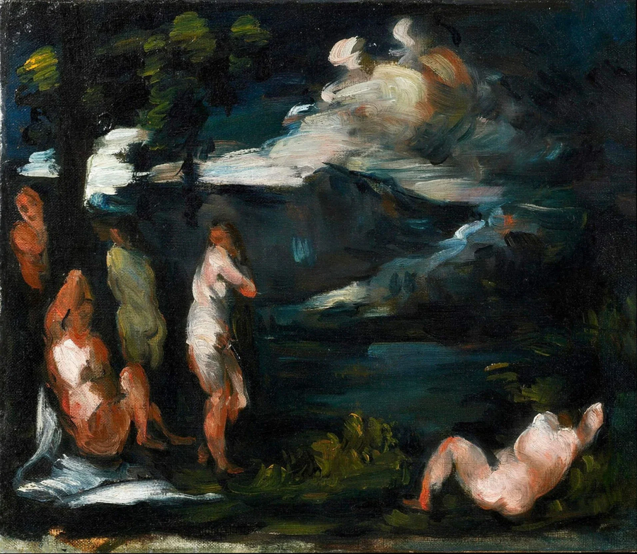 นักอาบน้ำ - Paul Cézanne