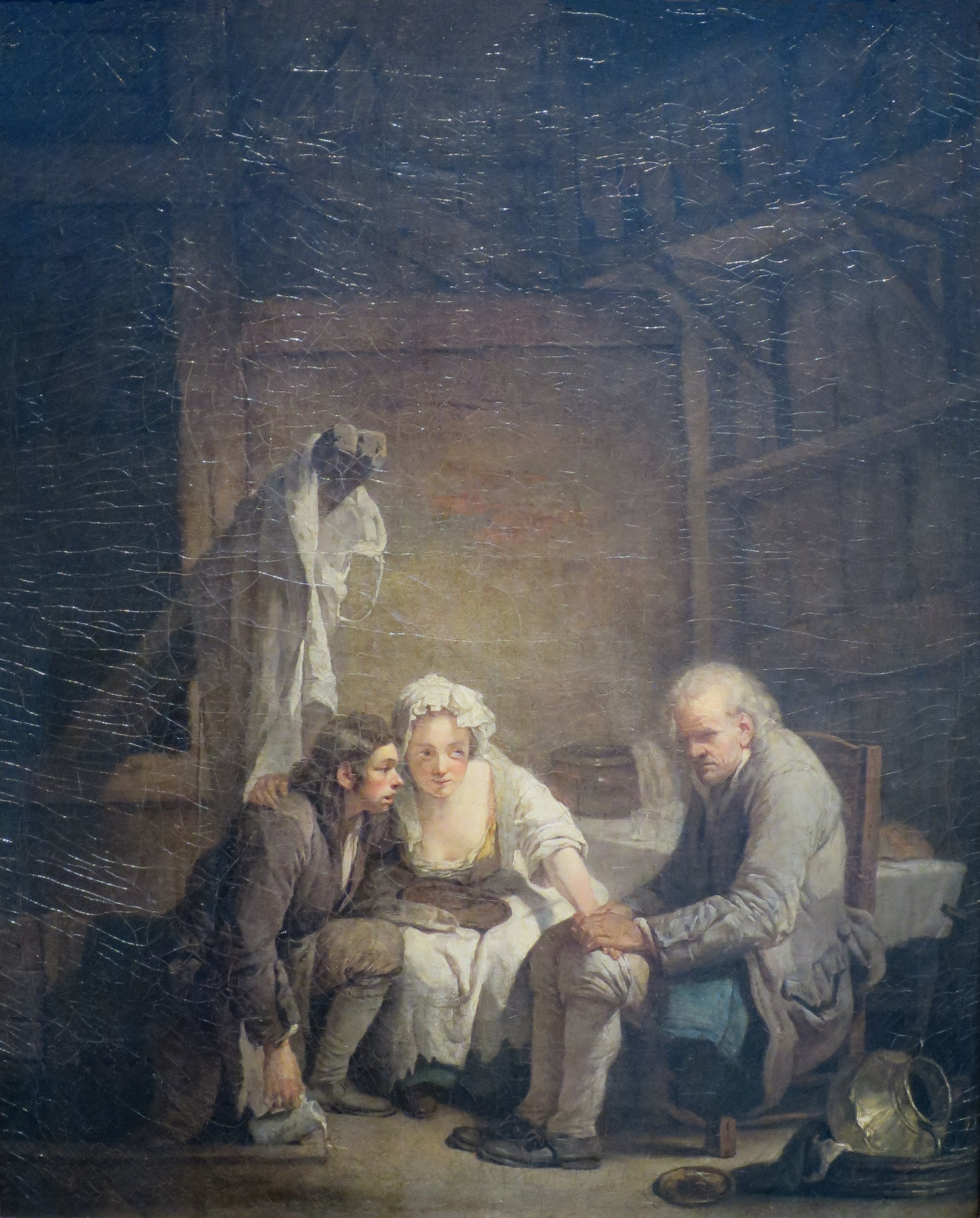 L’aveugle trompé - Jean-Baptiste Greuze - Alpha Reproduction