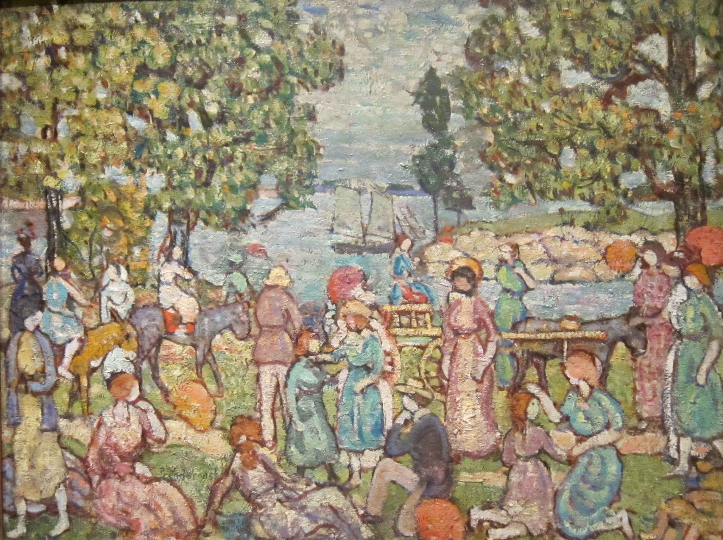 Sur la plage, n° 3 - Maurice Prendergast