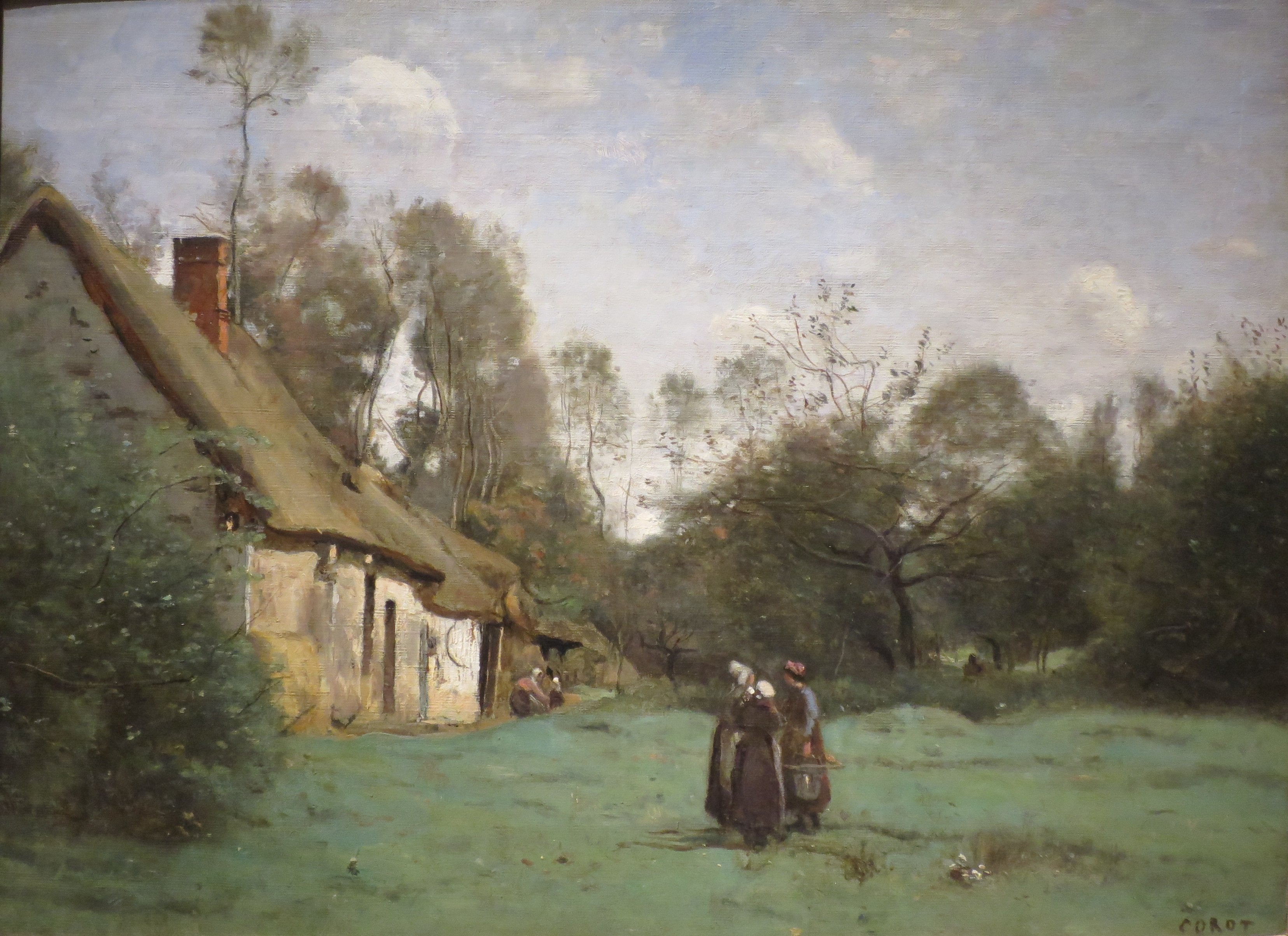Chaumière en Normandie - Jean-Baptiste Camille Corot