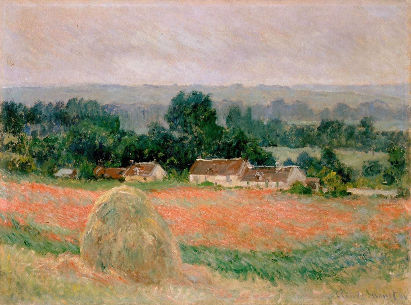 กองฟางที่จิเวอร์นี - Claude Monet