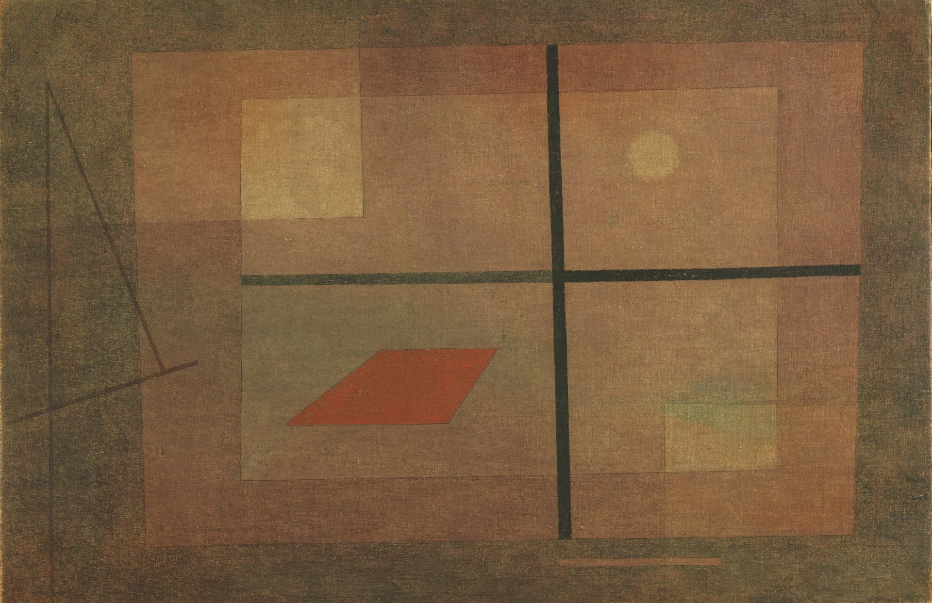 But the Red Roof - Paul Klee