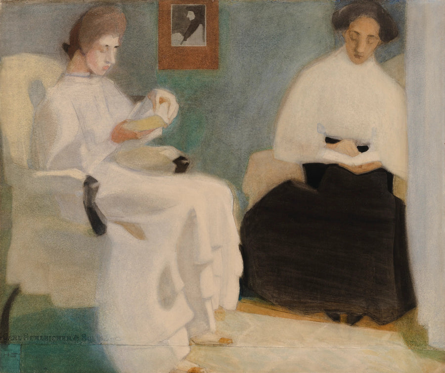 Girls Reading (1907) - Helene Schjerfbeck