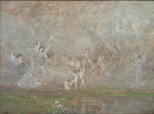 Symphonie du printemps, Nikolaos Gyzis, 1886, Oil on canvas