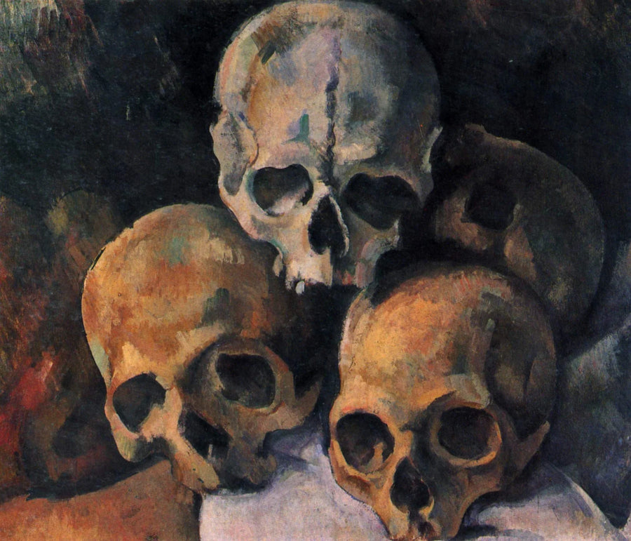 พีระมิดของกะโหลกศีรษะ - Paul Cézanne
