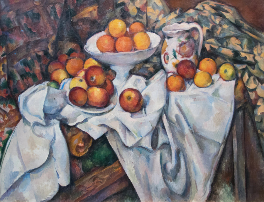 แอปเปิ้ลและส้ม - Paul Cézanne