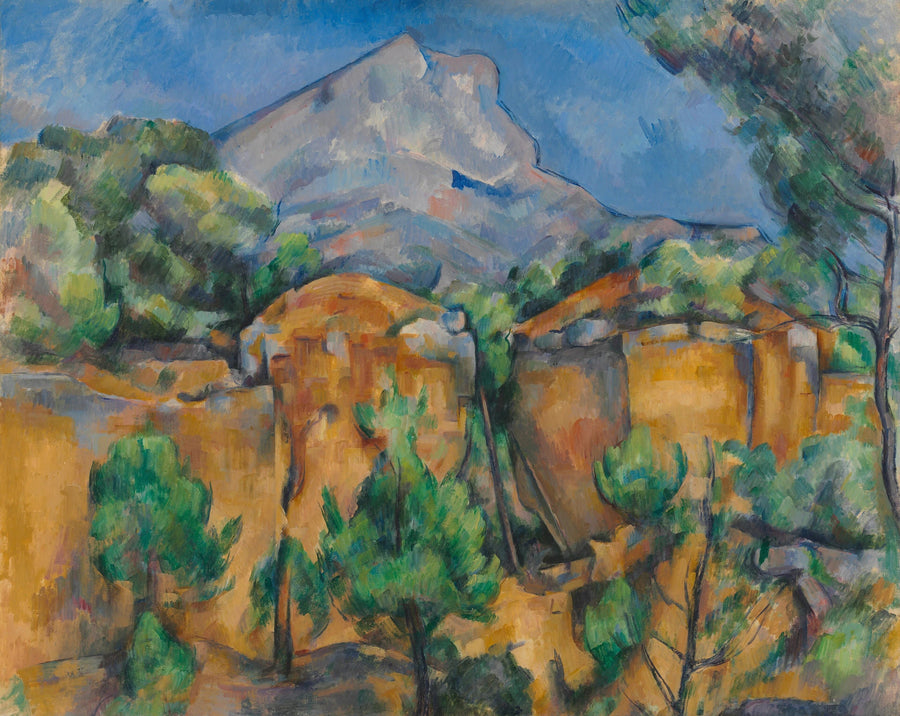 ภูเขา Sainte-Victoire มองจาก Bibémus - Paul Cézanne