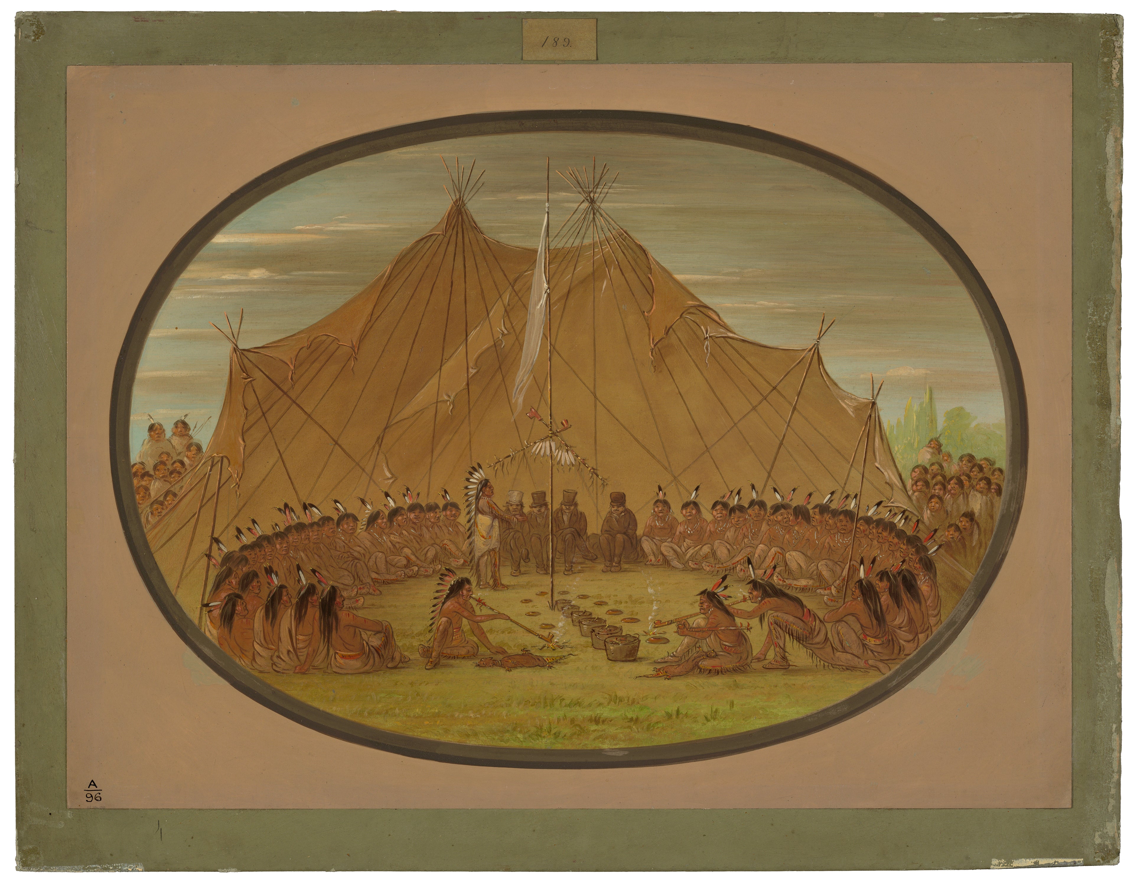 Un festin de chiens - Sioux - George Catlin