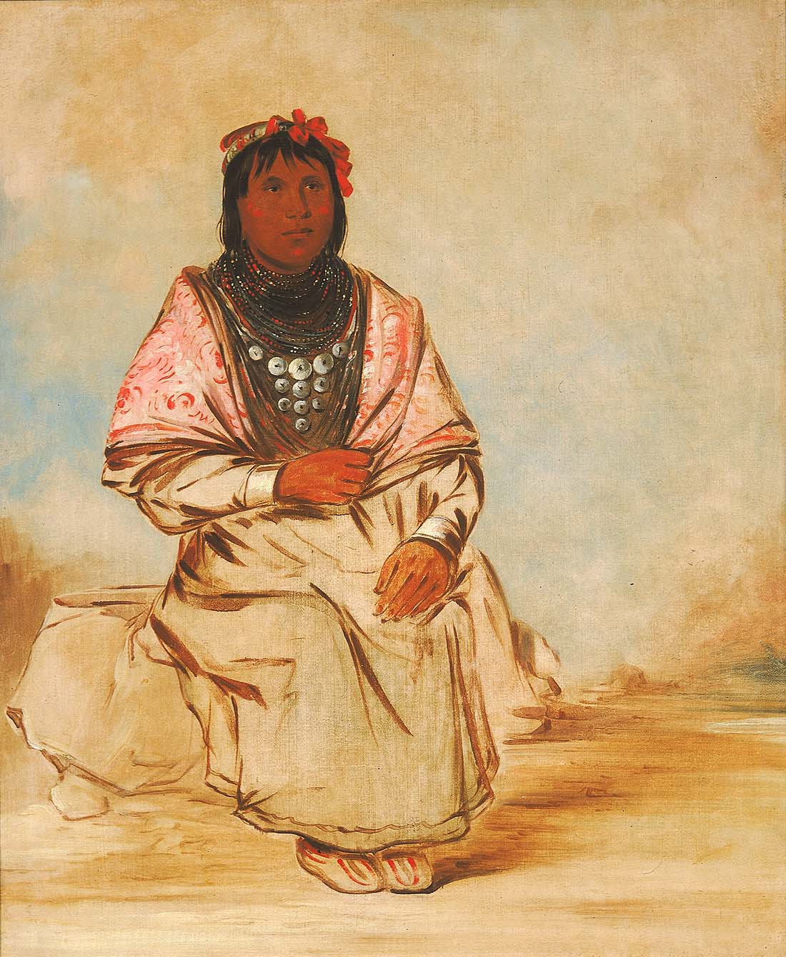 Une femme séminole - George Catlin